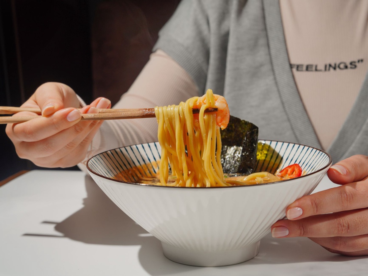 Fideos de ramen frescos