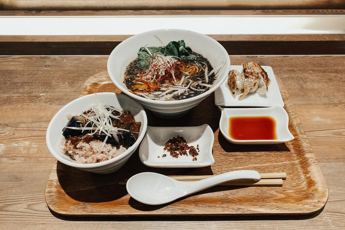 ramen, vegan, meal, delicious, japanese cuisine, vegetarian
