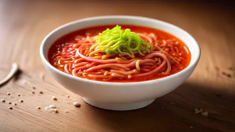프리미엄 라면 신라면 더 레드: 스트레스 풀리는 매운맛의 진화